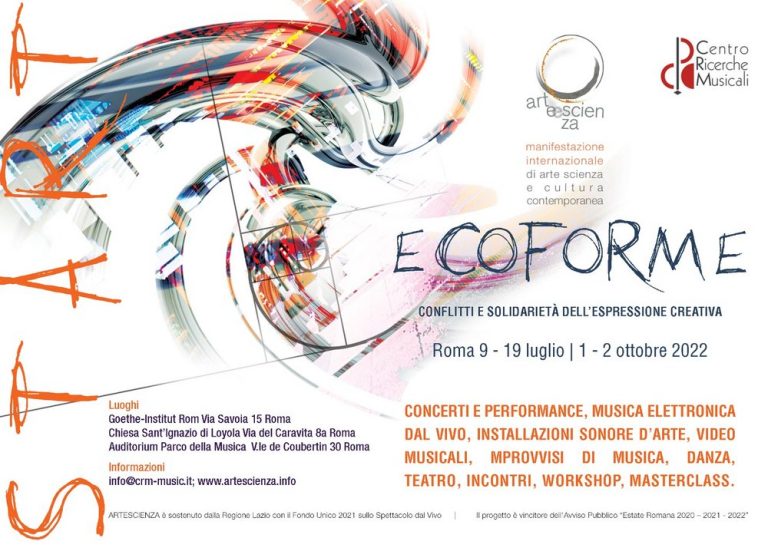 Lire la suite à propos de l’article 14 juillet 2022 — Tombeau — Rome, Festival Arte Scienza — Centro Ricerche Musicali, Goethe Institut