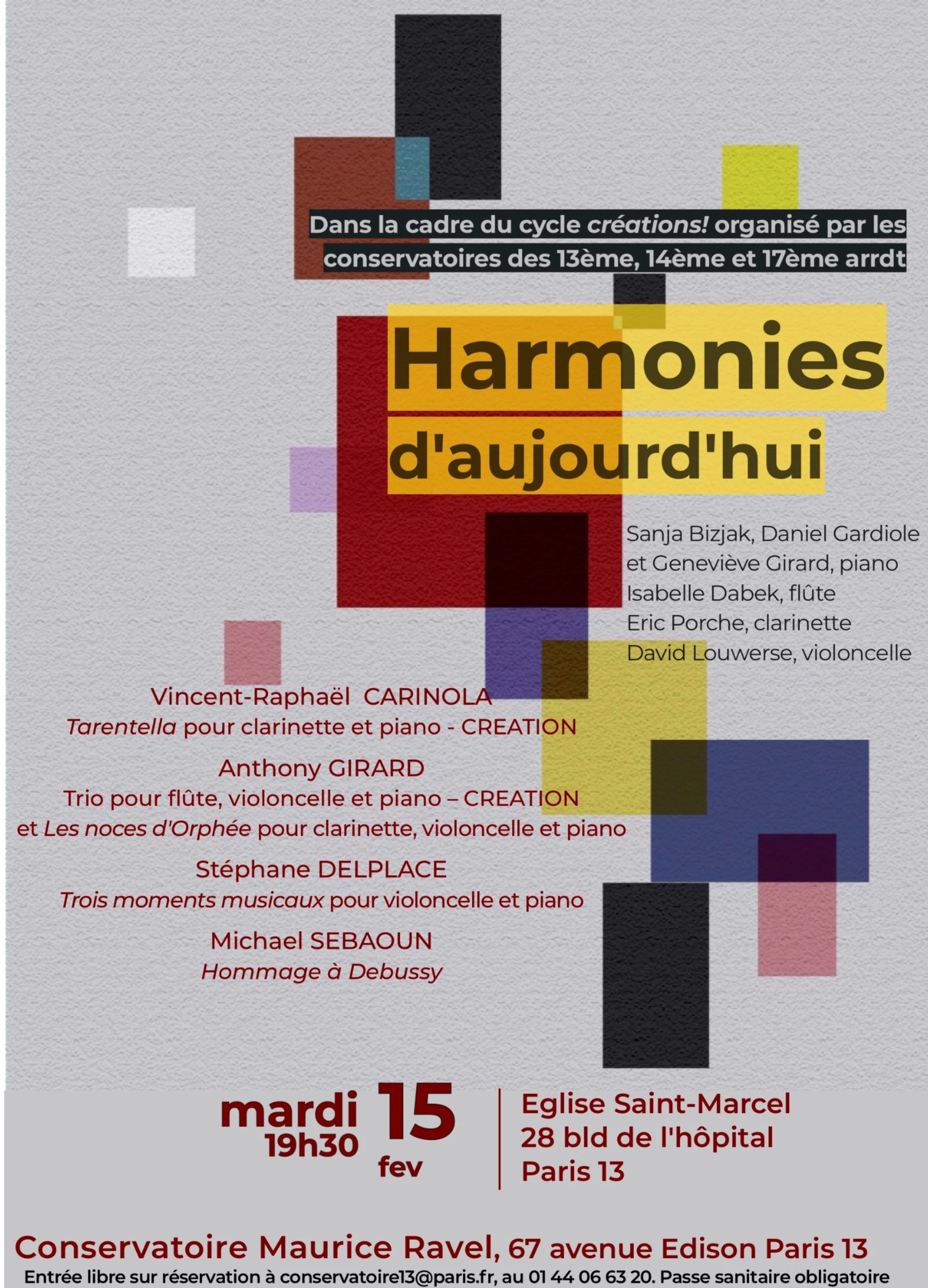 15 et 18 février 2022 — Tarantella (création), par Eric Porche et Sanja Bizjak — Paris